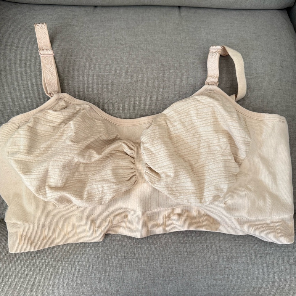 Kindred Bravely Ribbed Cream Bralette